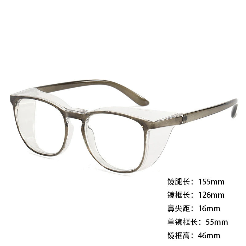 VGOファッションスポーツ99花粉防止メガネ防曇ブルーライト術後黒色保護目シリコンリング保護辺防風鏡