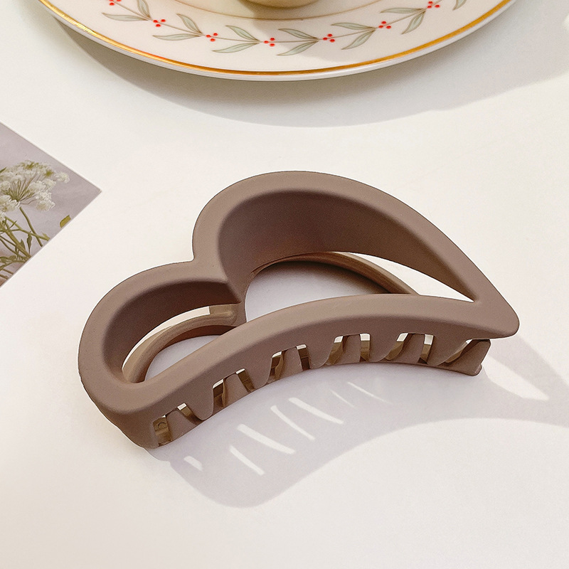 Accesorios para el cabello de Corea del Sur horquilla de acrílico de las mujeres de nuevo cuchara simple grande updo clip de pelo tocado