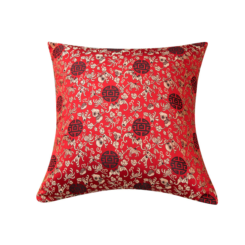 Wholesale Hot-Selling New Chinese-Style Pillows, High-Precision Jacquard Pillows, Chinese-Style Furniture Soft Decoration Sofa Seat Cushions for Home