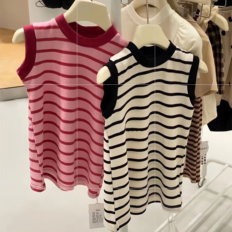 Girl's dress Summer Girl's Skirt Class A Children's Striped Vessel Skirt Baby's Clothes Summer Clothing Korean Style Children's Skirt