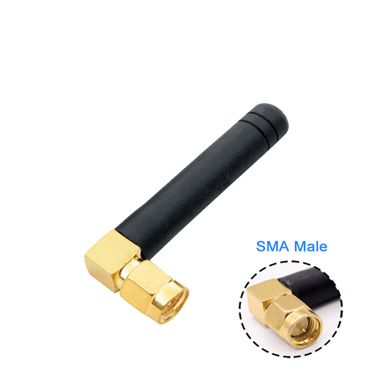 2.4G小胶棒 90°SMA公头公针高增益全向 蓝牙/无线模块天线