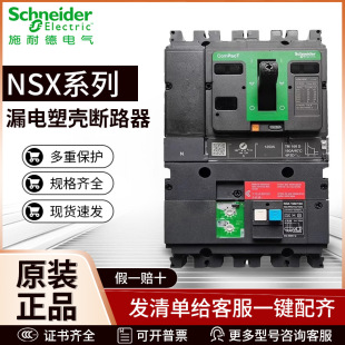 Schneider Vigi Nsx100F Molded Case Circuit Breaker with Leakage Protector 160F250F400F630F3P4P