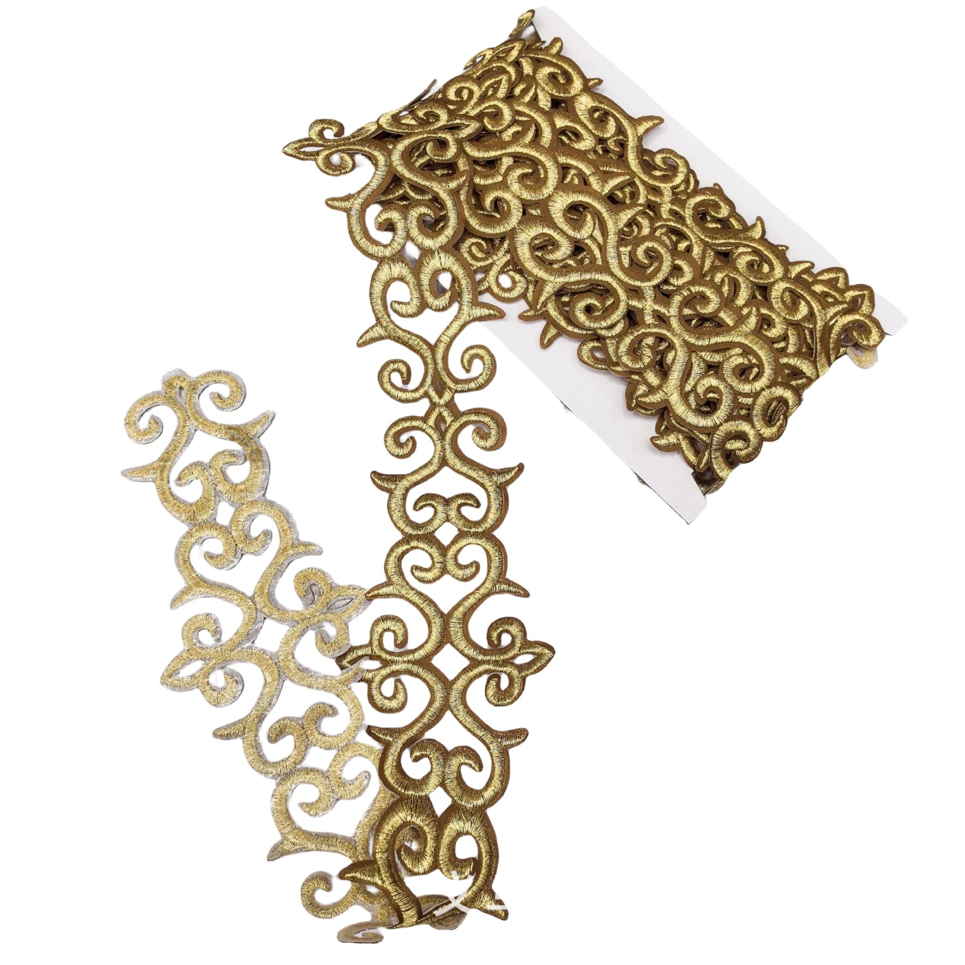 Fábrica al por mayor Vintage bordado étnico encaje Ropa Accesorios étnica minoría falda decorativa adhesivo encaje