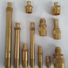 全铜英制1分2分内外丝加长模具水嘴M10M12铜水咀开放式模温机接头