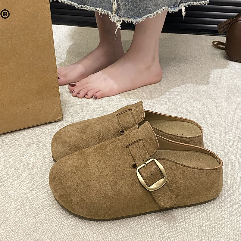 网红勃肯拖鞋女厚底增高5厘米防滑外穿百搭仙女时尚休闲扣子|undefined