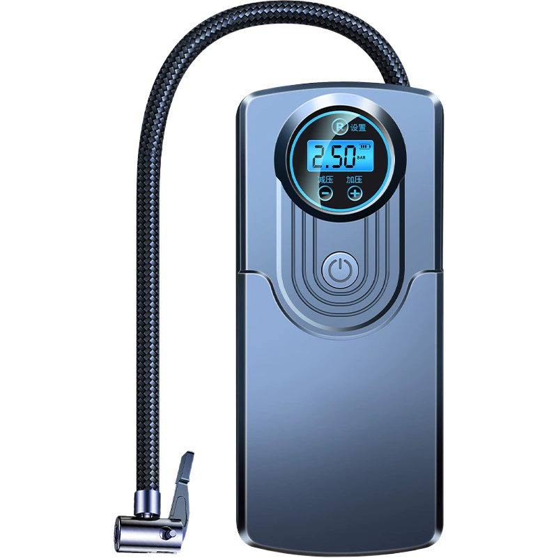 Автомобильный воздушный насос беспроводной портативный мини-велосипедный воздушный насос высокой мощности портативный автомобильный воздушный насос цифровой дисплей