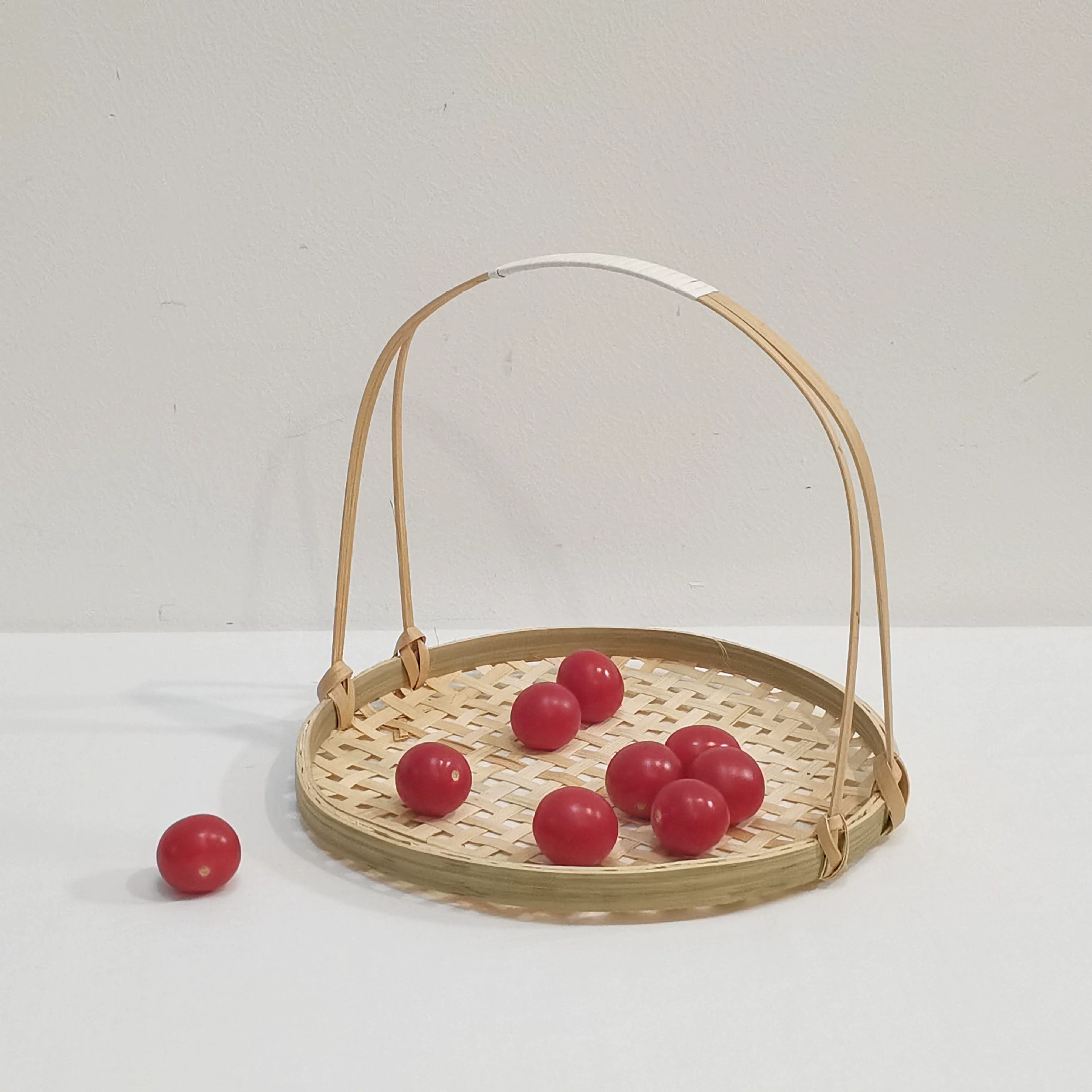Bamboo handmade bamboo basket handbin handbin hand -looting gift wholesale cake basket small bamboo basket mini bamboo editor basket