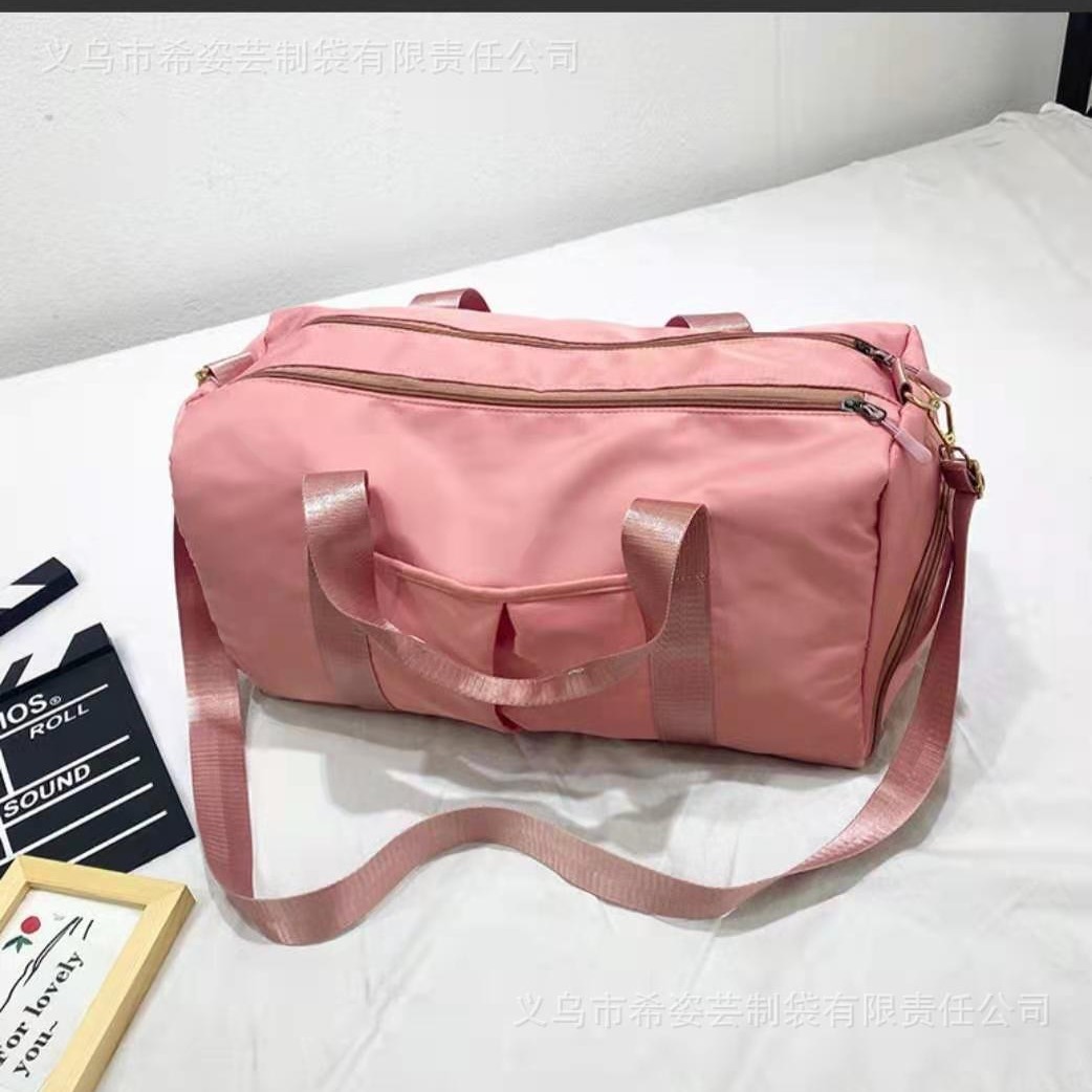 健身包干湿分离瑜伽包女牛津布游泳包行李袋大容量短途旅行包