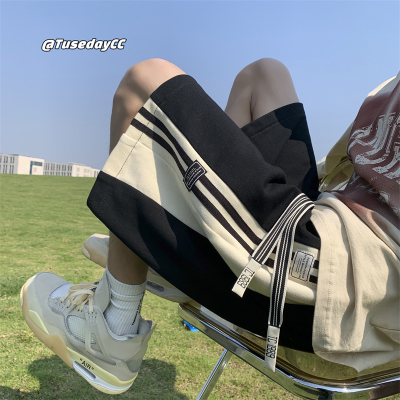 American Shorts Men's Summer Basketball Five-point Pants Teenager Breathable Trendy Brand Loose Casual Beach Sports Pants American Shorts Men's Summer Basketball Five-point Pants Teenager Breathable Trendy Brand Loose Casual Beach Sports Pants