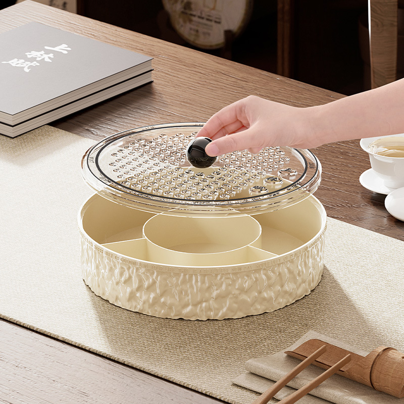 家庭用キャンディー箱ドライフルーツ箱蓋付き仕切り果物箱防湿防止串味旧正月日スナック箱キャンディー収納箱|undefined