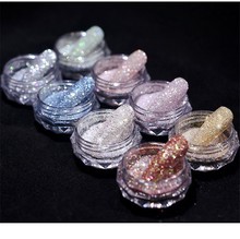 美甲碎钻粉网红碎闪粉2025新款爆闪蹦迪粉玻璃微钻超闪指甲饰品粉