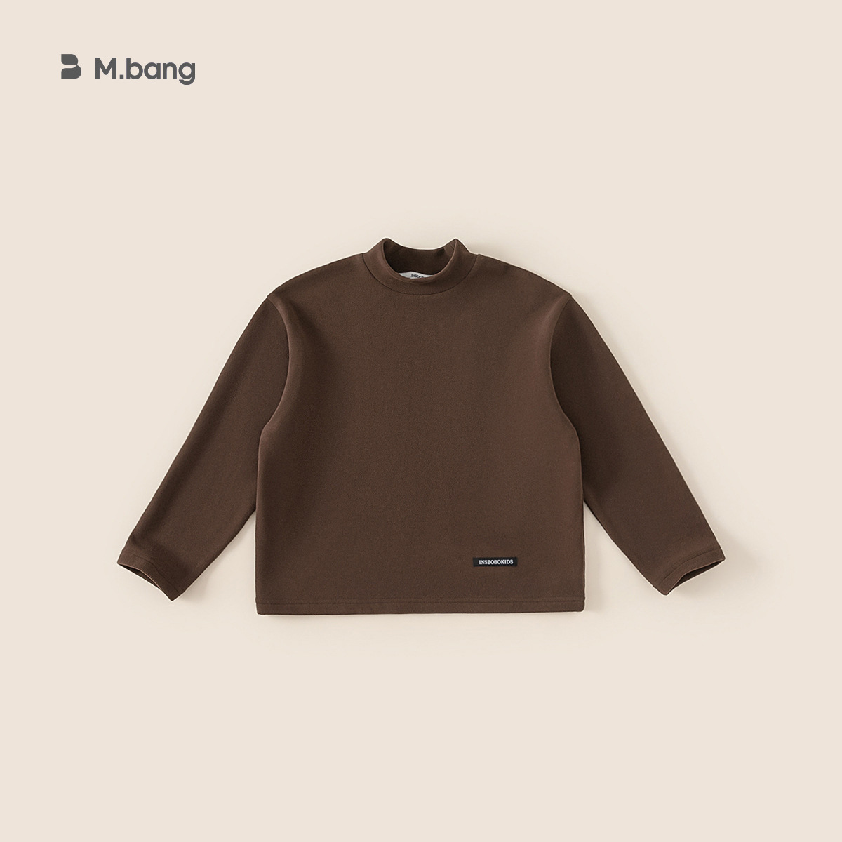 Ropa de invierno para niños, camiseta de fondo de cuello medio alto para niñas, camiseta caliente para niños, camiseta de etiqueta, camiseta interior