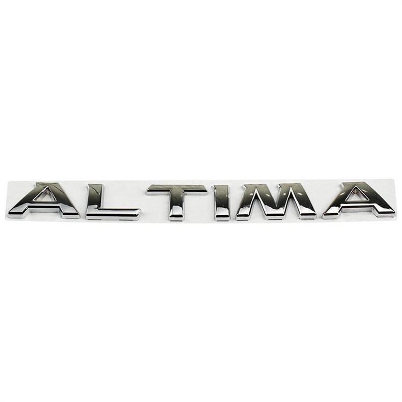 ALTIMA car emblem is suitable for Nissan modification, metal ALTIMA letter logo sticker for the trunk tail