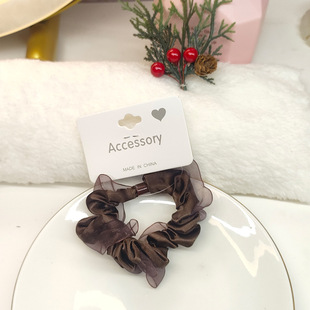 Caro-Style Fabric Rose Flower Hair Clip European and American Back-Of-Head Bun Shark Clip for Photos Super Fairy Hair Clip