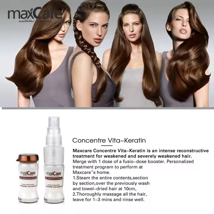 Cross-Border Maxcare Vitality Gel Maxcare Professional Organic Nourishing Hair Care Repair Smooth Collagen Care