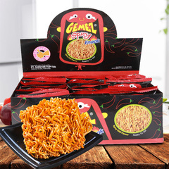 GEMEZ Mini Chicken Flavored Snack Cereal Box 30 Pouches Craving Popcorn Snack Spicy BBQ Chicken Flavor