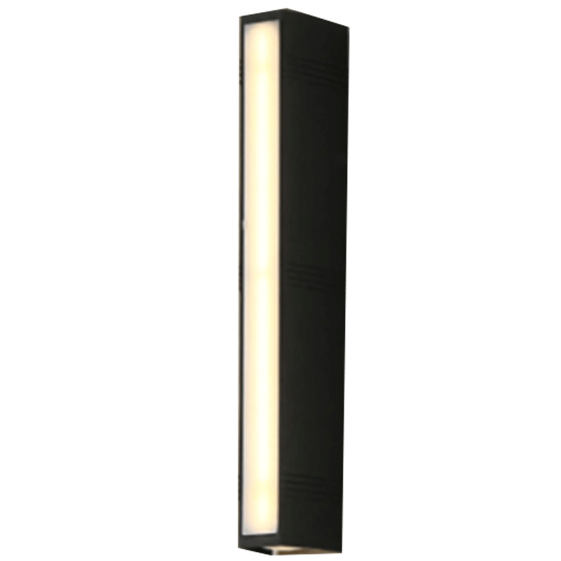 ABS lámpara de pared exterior moderna y simple lámpara de patio impermeable iluminación LED lámpara de pared exterior pared del balcón
