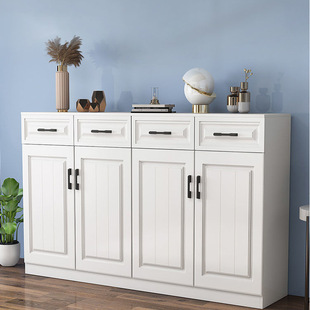European-Style Balcony Cabinet Storage Cabinet with Drawers Household Sun Protection and Moisture-Proof Shoe Cabinet Sundry Storage Cabinet Bay Window Cabinet Bedroom