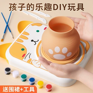 Электрический гончарный станок для лепки из глины DIY