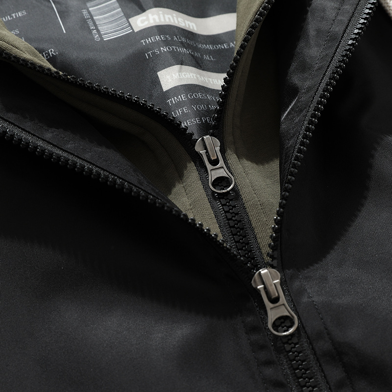 Falsa chaqueta casual de dos piezas para hombre Primavera y otoño 2023 Nueva chaqueta de trabajo de talla grande suelta marca de moda ruoshuai ropa de primavera