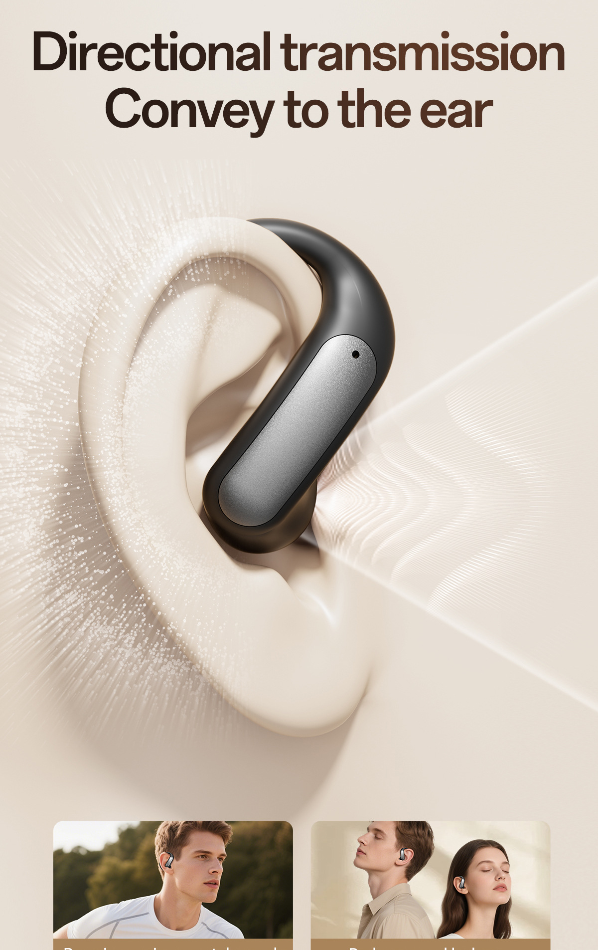 OWS New Model M140 HIFI High-Quality Ear-Hook Wireless Bluetooth Noise Cancelling_voghion.com