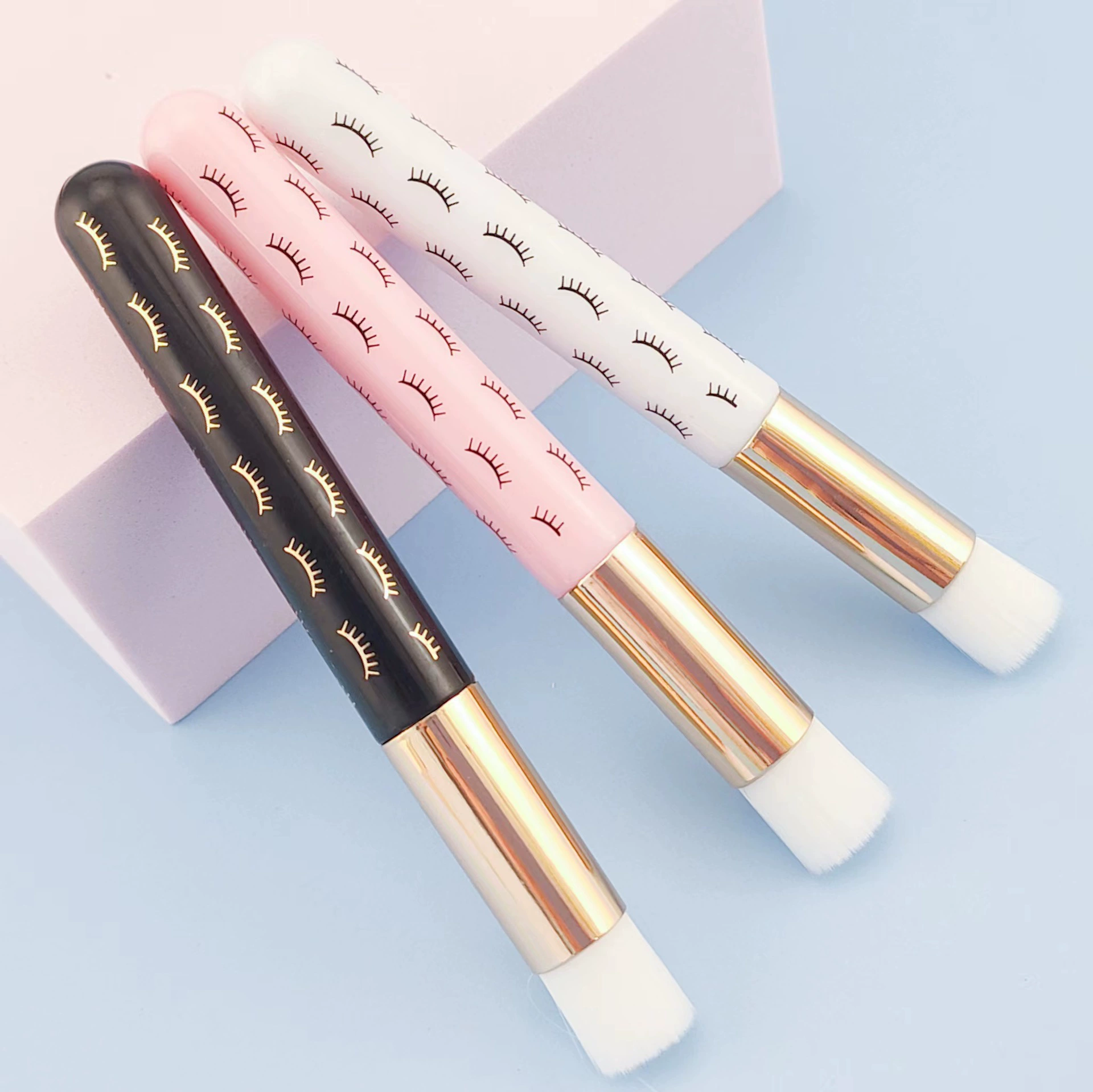 Кисть для маски для лица с эффектом ресниц, кисть для носа, кисть для мусса для очищения, инструмент для умывания от черных точек, кисть для макияжа, хит продаж для трансграничной торговли