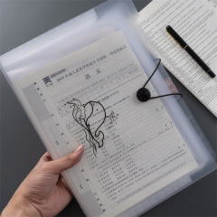 Organ bag folder a4 multi-layer insert test paper storage and organization file bag information book test paper clip junior high school students