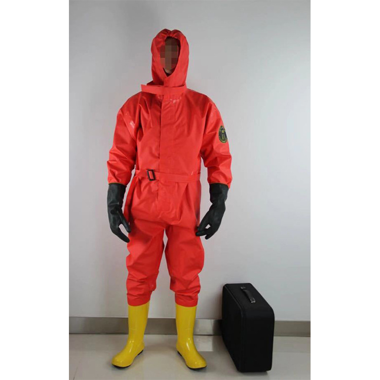 供应简易型连体防化服/耐酸碱防护服/半闭式消防防护服/防酸碱服