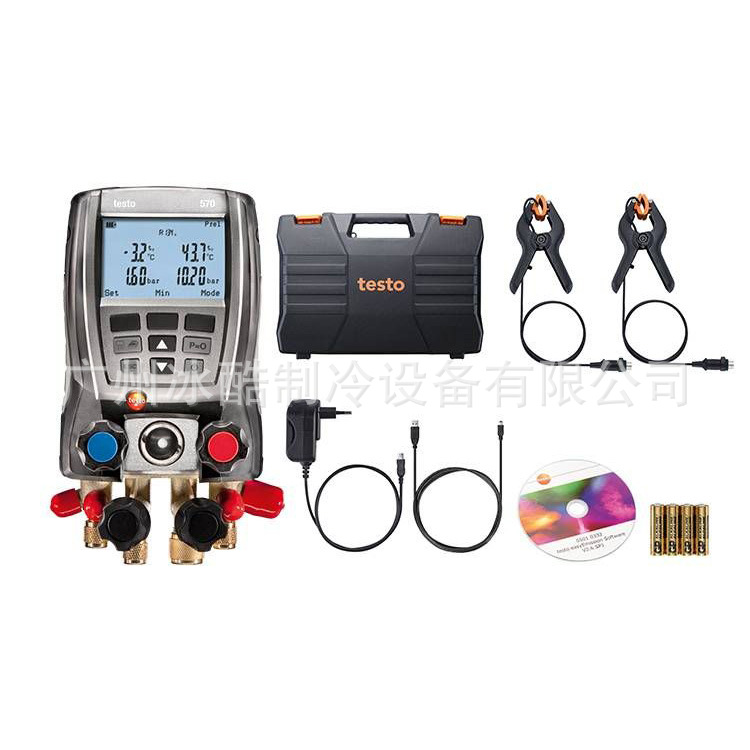 Testo 570-2 专业级电子冷媒表组外接探头Testo 570 0563 5702