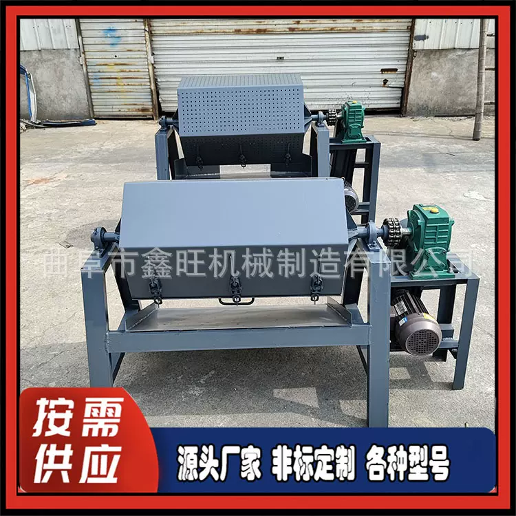 变频六角滚筒抛光机 铁钉金属件去油污光饰机