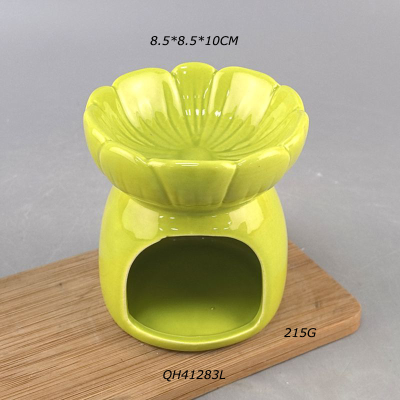 Aceite esencial transfronterizo, evaporador, lámpara de aceite esencial de hotel, vela de dormitorio, quemador de incienso de cerámica de cera T para el hogar, quemador de incienso, quemador de aromaterapia