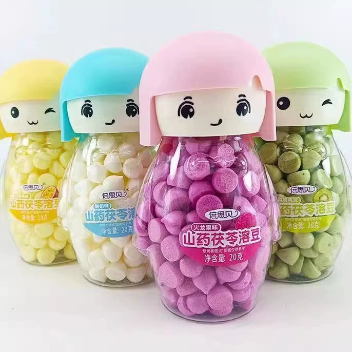 Beisibei Yam Poria растворимые бобы Детские растворимые бобы закуска молочные бобы вход мгновенного приготовления 20 г