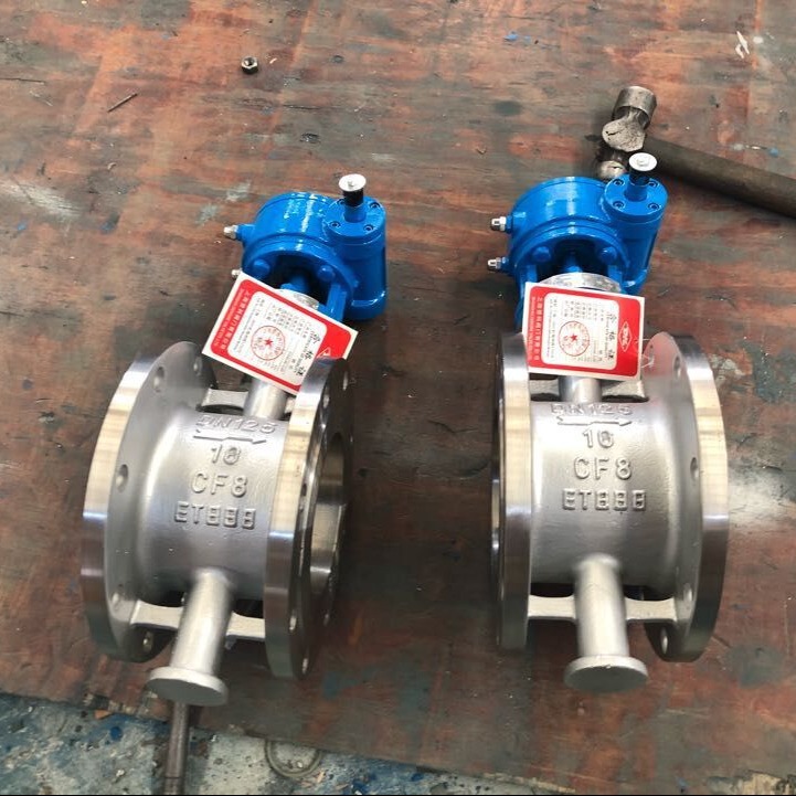 上海阀门 国产 D343F-10P DN250手动蝶阀 CF8 硬密封 法兰连接