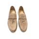LP Single-layer Shoes Women's 2024 British Style Slip-on Casual Flat Tassel Buckle All-match Soft Peas Comfortable Loafers