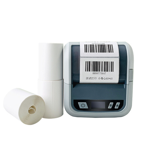 Thermal paper coreless express post office self-adhesive label printing paper 60*40*30 portable printer sticker