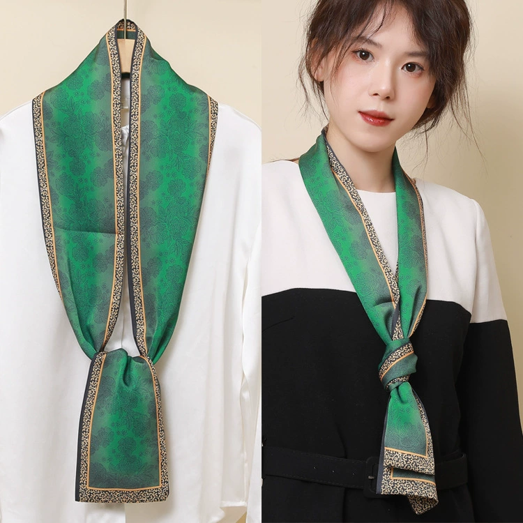 Silk Scarf Hairband (Suhang) long streamer 89×3.8 cm, lightweight gift box option