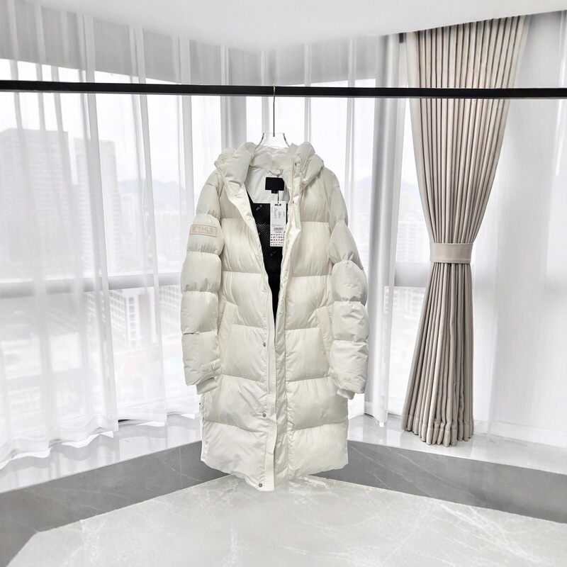 Cross-Border High-End Version~Ml down Jacket with Hood, Buttoned Small Label, Embroidered Logo, Long Thickened down Jacket for Men and Women Cross-Border High-End Version~Ml down Jacket with Hood, Buttoned Small Label, Embroidered Logo, Long Thickened down Jacket for Men and Women