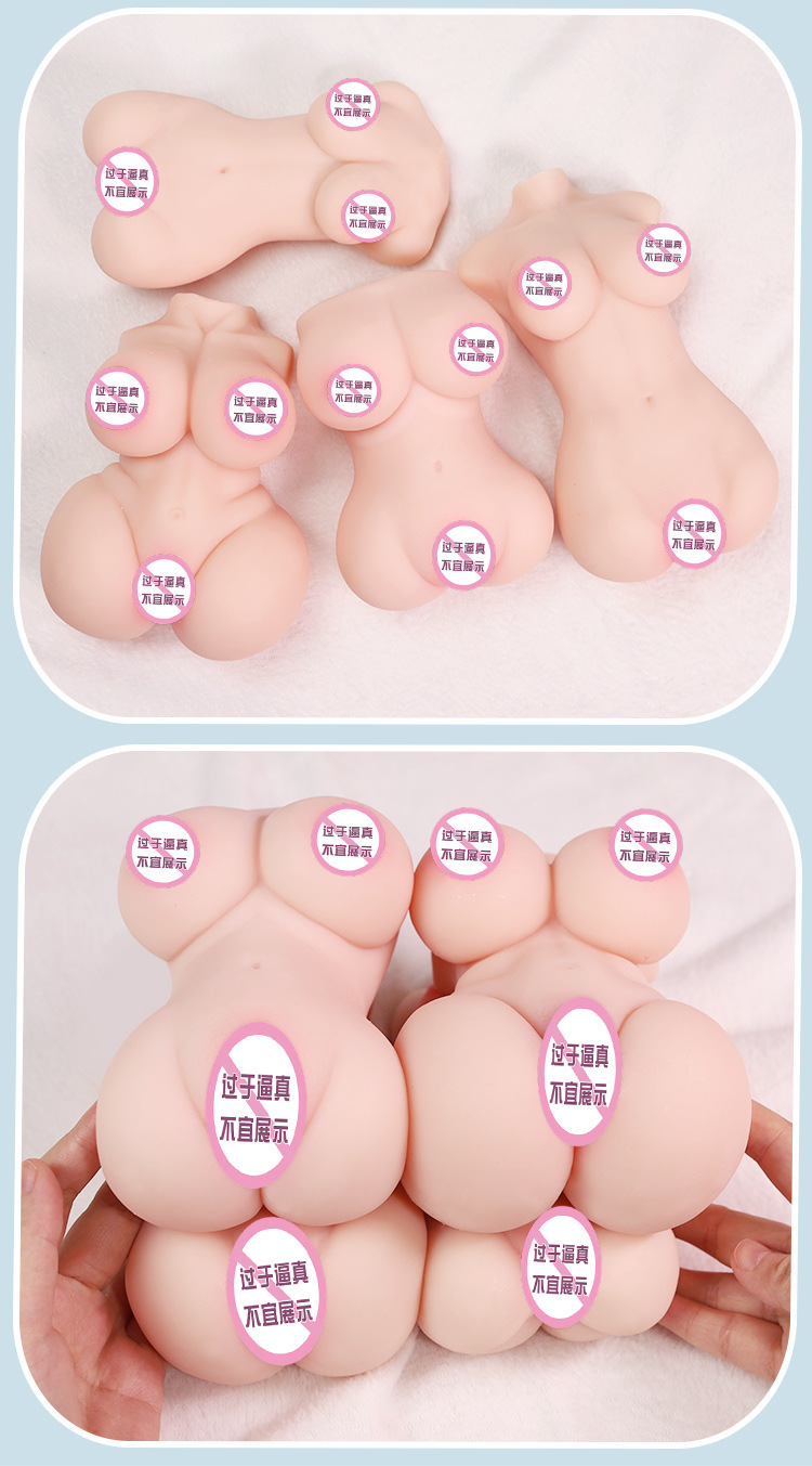 Jiuai Male Masturbation Device Half-Body TPE Doll with Dual Channels and Realistic Skin Tone — detail image 23