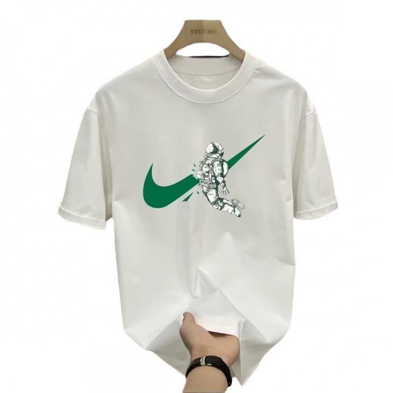 Short-sleeved T-shirt Men's Summer New American Fashion Brand Couple's Half-sleeved Top Loose Casual Base Shirt T Round Neck T-shirt