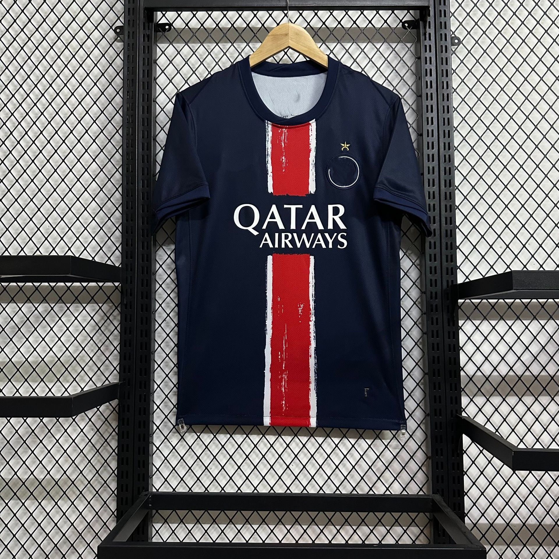 Other Brand x Paris Saint-Germain 2026/27 Home Brushed Stripe Jersey Navy Blue