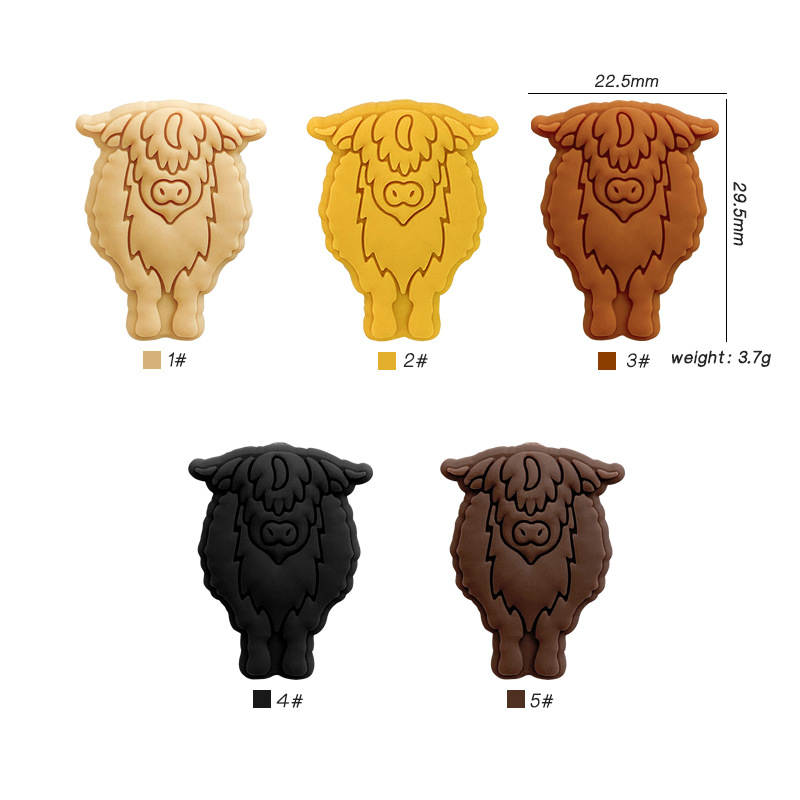 Factory supply food-grade silicone teething beads, baby teethers, creative DIY jewelry accessories wholesale