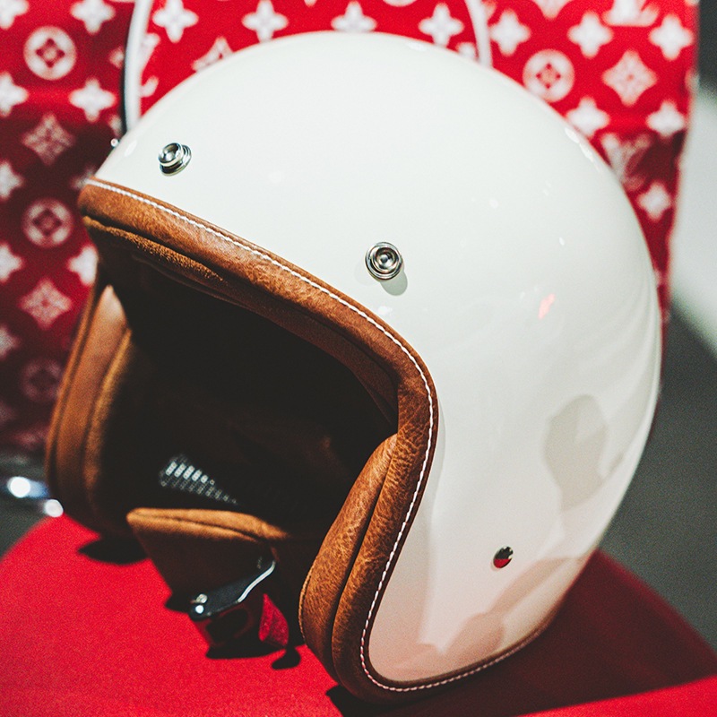 3C 인증 ORZ 복고풍 오토바이 헬멧 남성용 및 여성용 하프 헬멧 오토바이 헬멧 3/4 헬멧 고글 플래시 300