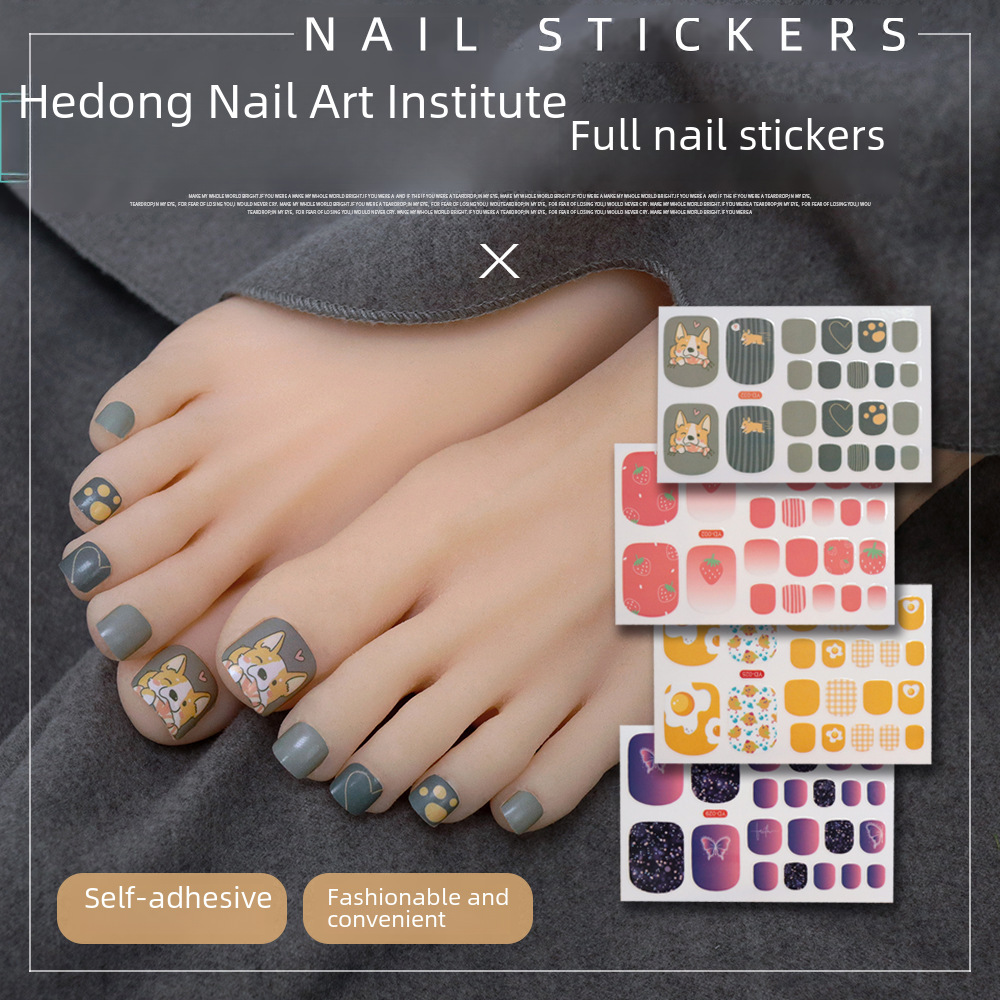 Waterproof summer cool nail decoration
