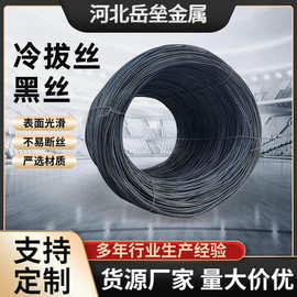 Q195冷拔丝黑丝调直切割绑丝小盘低碳钢金属黑铁丝光亮冷拔丝
