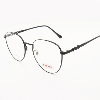 明星同款寬邊絲眼鏡框金屬材質男女複古大框近視眼鏡架飛行員款