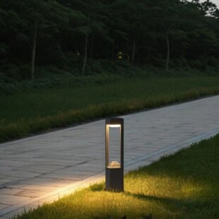 Solar Lawn Lamp Outdoor Waterproof Lawn Lamp Courtyard Lamp Outdoor Modern Simple Garden Aisle Villa Floor Lamp