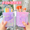 Cartoon pens holder, capacious stationery, cute universal storage system for elementary school students