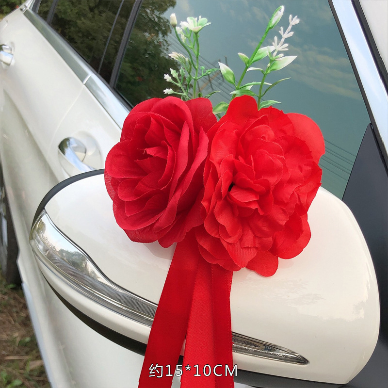 結婚式の車の装飾、フロントフラワー、メインカーとサブカー、フラワーカー、ウェディングラテアートアレンジメント、フロントカーフラワー、ウェディングフリート、吸盤、ルーフ|undefined