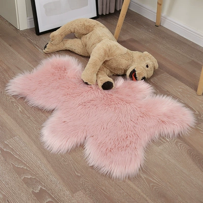 Australian Sheep Children's Room Car Carpet - pink-bear-long-hair-long-hair-about-6092cm