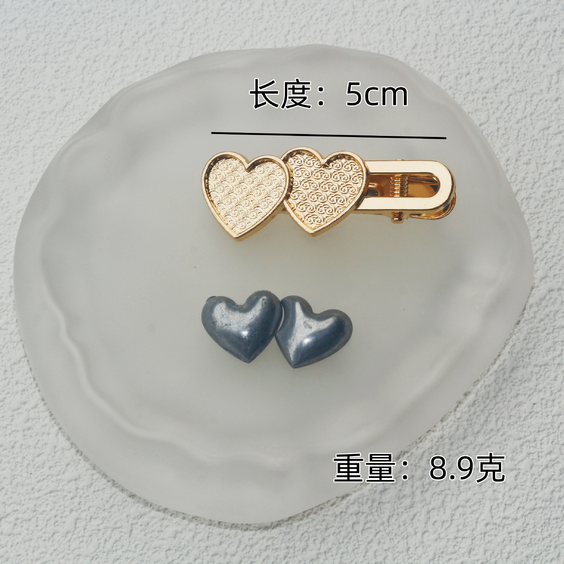 Song Jin clip de cabello soporte inferior accesorios DIY material de borde nuevo estilo chino joyería para el cabello clip de cabello